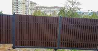 Купить распашные ворота из штакетника Йошкар-Ола, цена от 2794 руб.