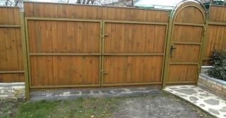 Купить распашные ворота деревянные Йошкар-Ола, цена от 2794 руб.